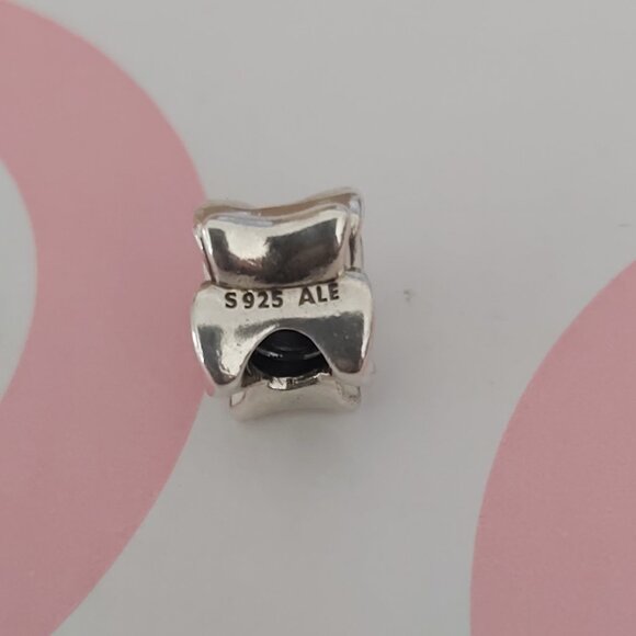 Authentic PANDORA *RETIRED* Sterling Silver White Radiant Orchid  CZ 792074EN12 - Picture 8 of 10